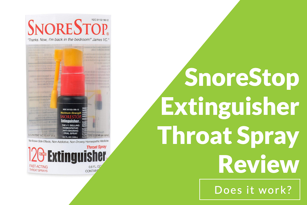 SnoreStop Extinguisher Throat Spray Review